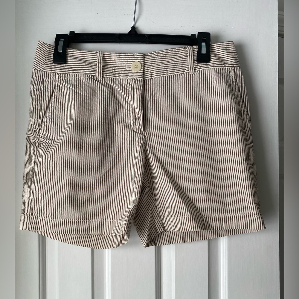 Loft Women’s Seersucker Casual Shorts Size 2